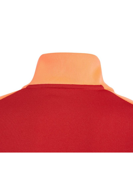 Bluza dla dzieci adidas tiro 24 competition training top czerwono-pomarańczowa is1652