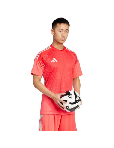 Koszulka bramkarska męska adidas tiro 25 competition jersey short sleeve czerwona ji9717