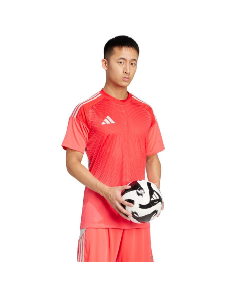 Koszulka bramkarska męska adidas tiro 25 competition jersey short sleeve czerwona ji9717