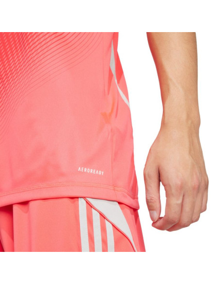 Koszulka bramkarska męska adidas tiro 25 competition jersey short sleeve czerwona ji9717