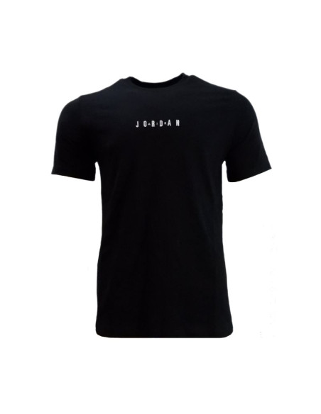 Koszulka sportowa t-shirt męski air jordan jumpman embroidered air crew czarna - dm3182-010