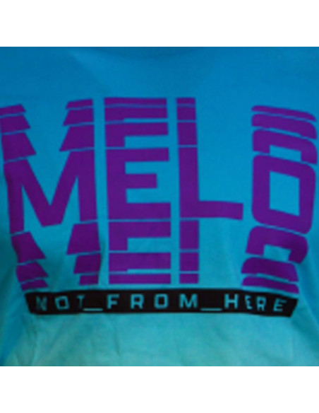 Koszulka treningowa puma melo fade t-shirt blue atoll - 535116-1