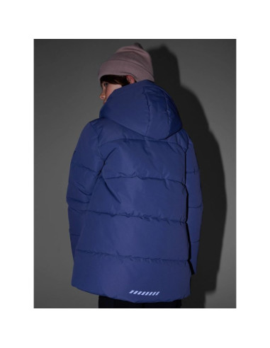 Kurtka puchowa z wypełnieniem syntetycznym chłopięca 4f 4fjraw25tdjam0805-32s