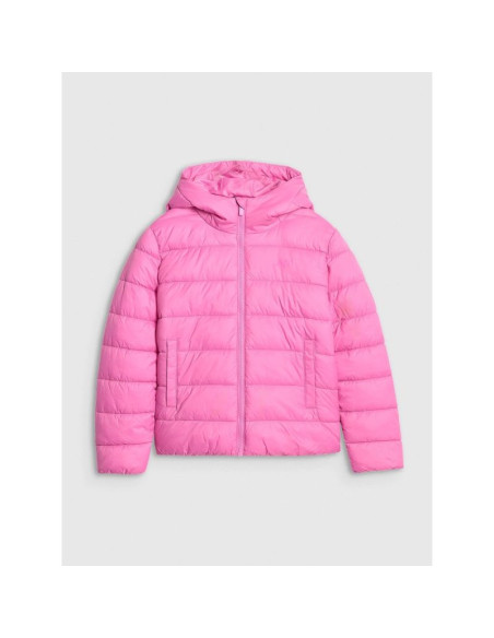 Kurtka puchowa z wypełnieniem syntetycznym dziewczęca 4f 4fjraw25tdjaf0816-54s