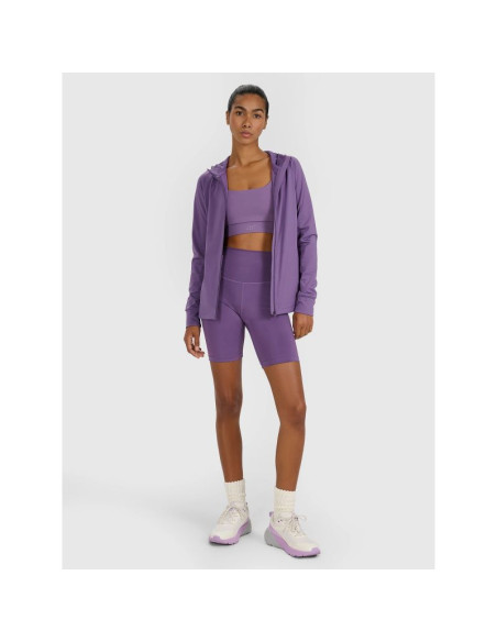 Bluza treningowa regular szybkoschnąca damska 4f 4fwaw25tfswf585-53s