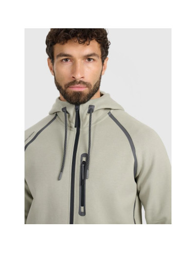 Bluza dresowa rozpinana z kapturem męska 4f 4fraw25tswsm2456-47s