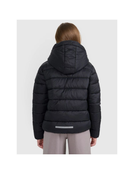 Kurtka puchowa z wypełnieniem syntetycznym dziecięca uniseks 4f 4fjraw25tdjau0804-20s