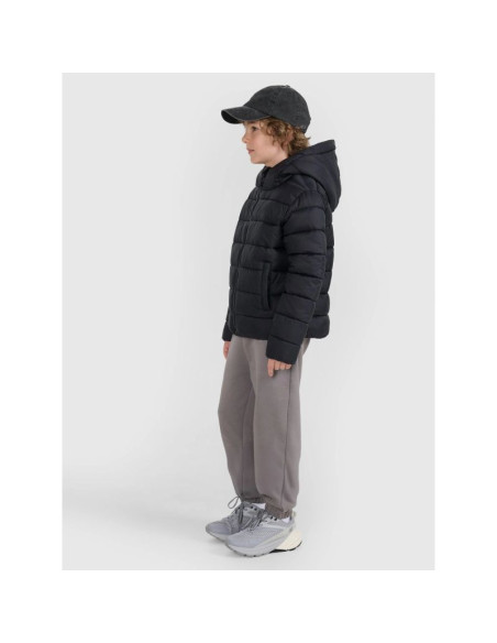 Kurtka puchowa z wypełnieniem syntetycznym dziecięca uniseks 4f 4fjraw25tdjau0804-20s