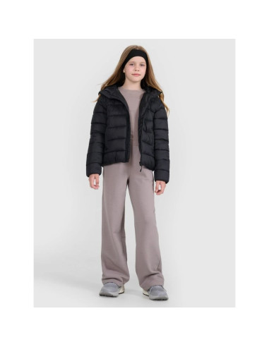 Kurtka puchowa z wypełnieniem syntetycznym dziecięca uniseks 4f 4fjraw25tdjau0804-20s