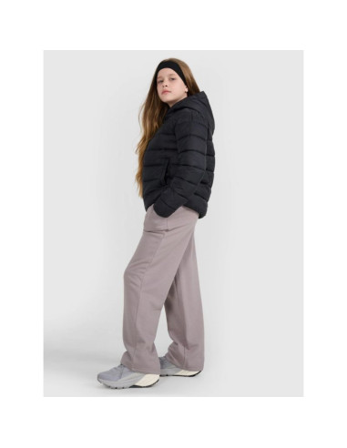 Kurtka puchowa z wypełnieniem syntetycznym dziecięca uniseks 4f 4fjraw25tdjau0804-20s