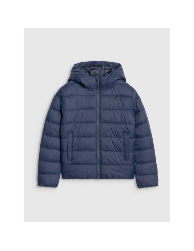 Kurtka puchowa z wypełnieniem syntetycznym dziecięca uniseks 4f 4fjraw25tdjau0804-31s