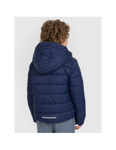 Kurtka puchowa z wypełnieniem syntetycznym dziecięca uniseks 4f 4fjraw25tdjau0804-31s