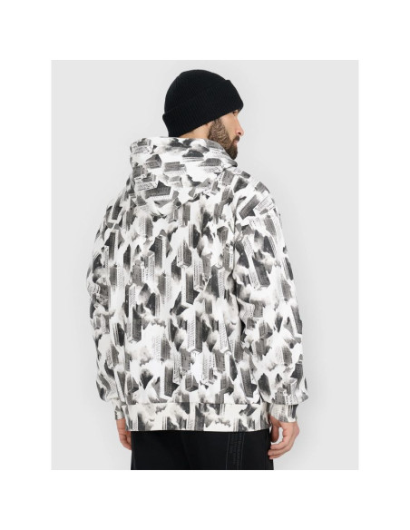 Bluza dresowa loose z kapturem męska 4f 4fraw25tswsm2569-91a