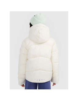 Kurtka puchowa z wypełnieniem syntetycznym dziewczęca 4f 4fjraw25tdjaf0825-10s 2