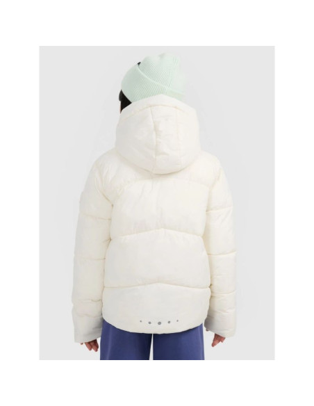 Kurtka puchowa z wypełnieniem syntetycznym dziewczęca 4f 4fjraw25tdjaf0825-10s