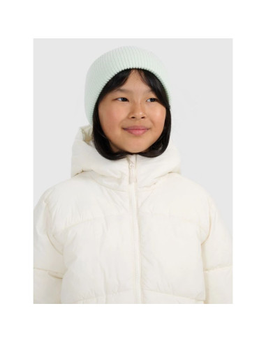 Kurtka puchowa z wypełnieniem syntetycznym dziewczęca 4f 4fjraw25tdjaf0825-10s