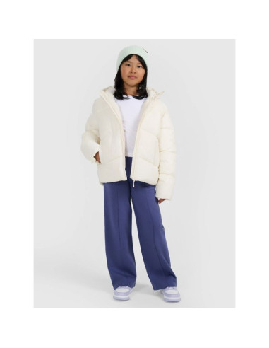 Kurtka puchowa z wypełnieniem syntetycznym dziewczęca 4f 4fjraw25tdjaf0825-10s