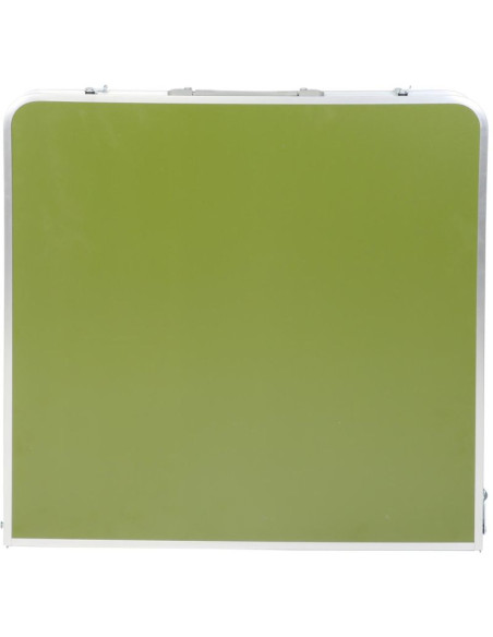 Stolik turystyczny składany kempingowy 120x60x70/62/55cm + 4 krzesła zielony