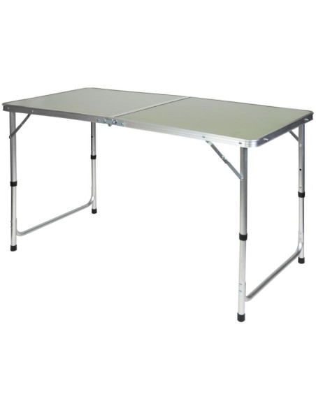 Stolik turystyczny składany kempingowy 120x60x70/62/55cm + 4 krzesła zielony