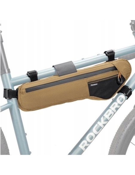 Qunature torba na ramę rowerową khaki 3,4 l