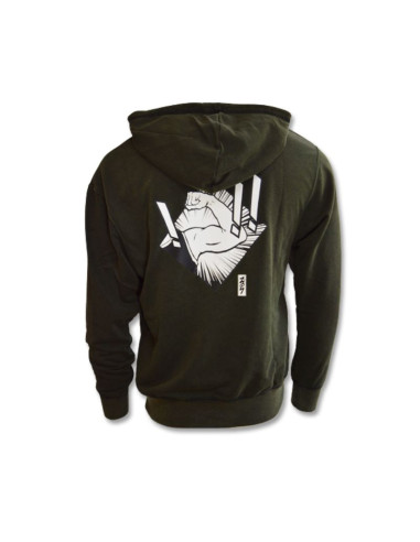 Bluza dresowa z kapturem nike air jordan zion dri-fit performance fleece hoodie black/white - dh0598-010