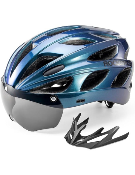 Rockbros kask rowerowy tt-16-cp niebies (58-61cm)