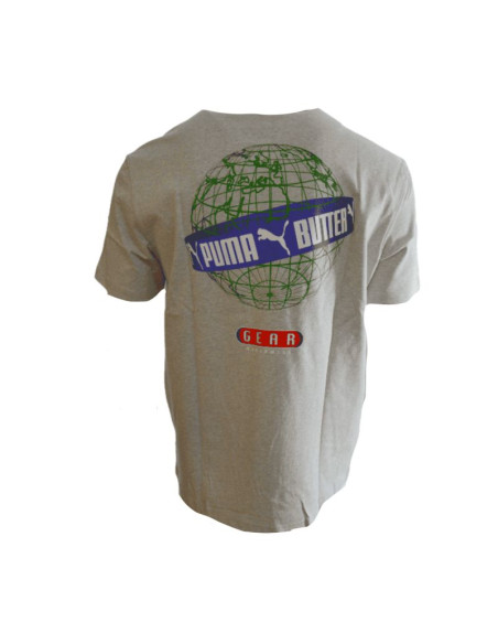 Koszulka butter goods x puma graphic t-shirt light gray heather - 534058-04