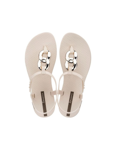 Ipanema sandal class sandały japonki damskie modne lekkie beżowe