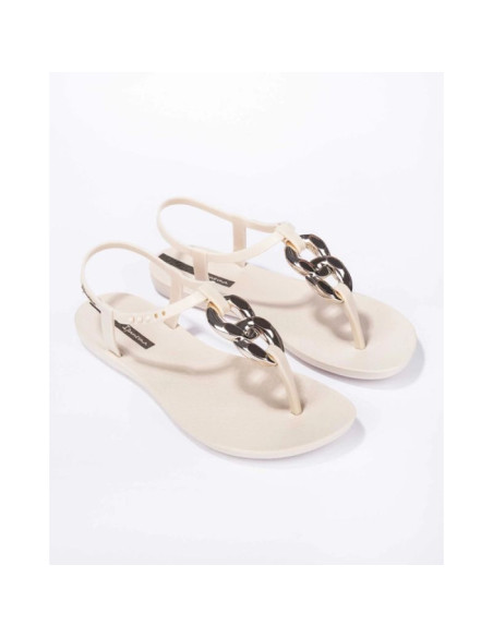 Ipanema sandal class sandały japonki damskie modne lekkie beżowe