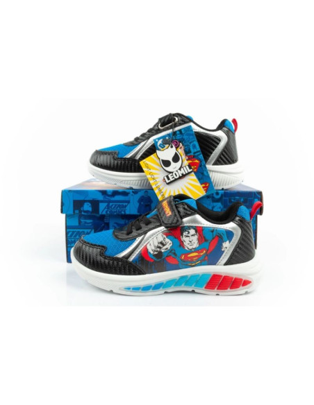 Leomil buty sportowe dziecięce sneakersy dla chłopca superman led