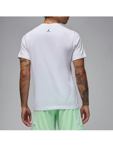 Koszulka męska air jordan sport men's dri-fit t-shirt biała - hq7984-100