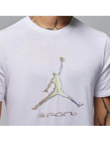 Koszulka męska air jordan sport men's dri-fit t-shirt biała - hq7984-100