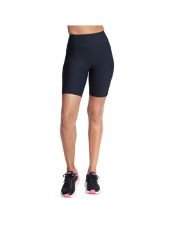 Skechers go flex rib high waisted 8 inch bike short sh32-blk czarne l