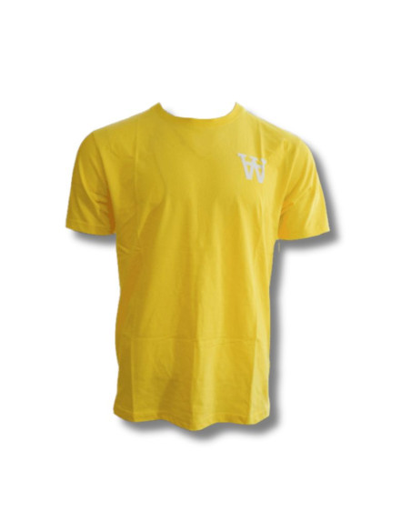 Koszulka sportowa damska wood wood ace aa t-shirt dandelion żółta - 10295702-2222-3003