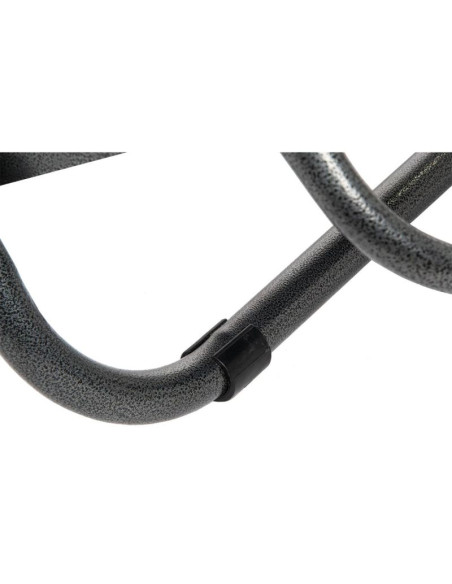 Fotel wielopozycyjny level z zagłówkiem czarny