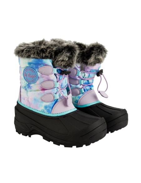 Buty dla dzieci lee cooper fioletowo-niebieskie lcj-25-10-3778k
