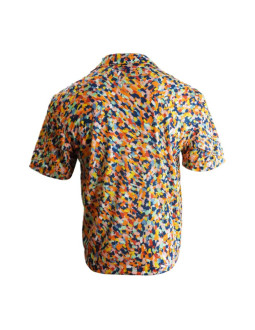 Koszulka męska kolorowa na lato jordan essentials poolside top multi-color - fn4641-622 2