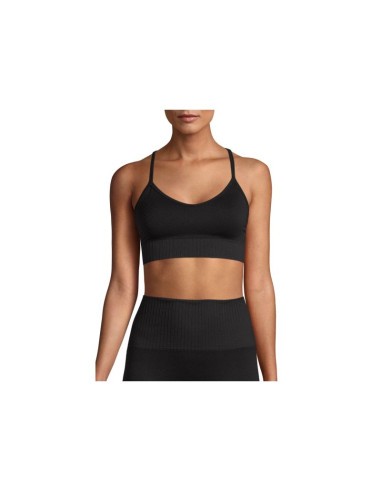 Top sportowy casall seamless graphical rib sports top czarny