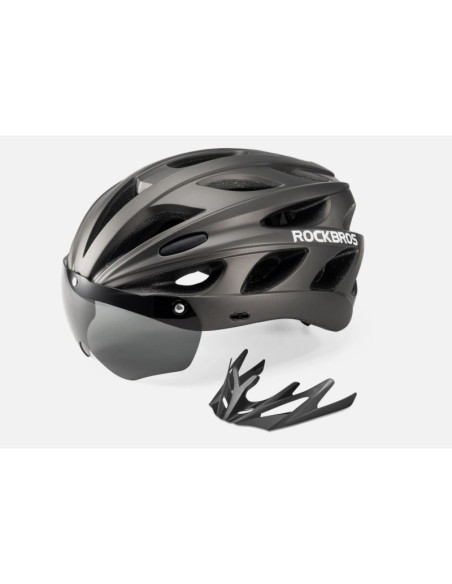 Rockbros kask rowerowy tt-16-001 szary (58-65cm)