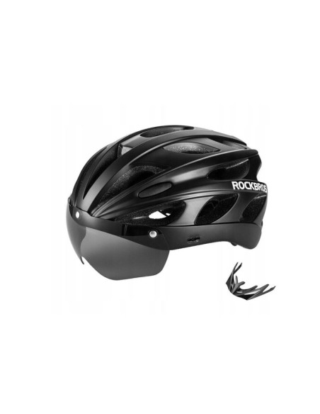 Rockbros kask rowerowy tt-16-bk czarny (58-61cm)