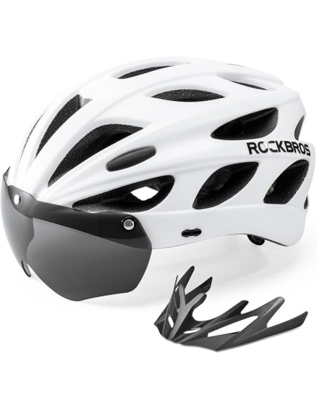 Rockbros kask rowerowy tt-16-w biały (58-61cm)