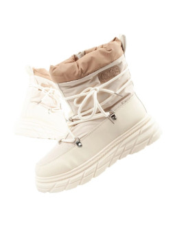 Lee cooper buty sportowe damskie zimowe trekkingowe ocieplane beżowy kremowy