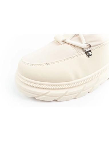 Lee cooper buty sportowe damskie zimowe trekkingowe ocieplane beżowy kremowy