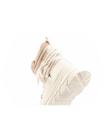 Lee cooper buty sportowe damskie zimowe trekkingowe ocieplane beżowy kremowy