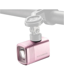 Rockbros lampka rowerowa przednia 1000lm różowa