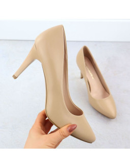 Czółenka szpilki coffe sergio leone 1396 2