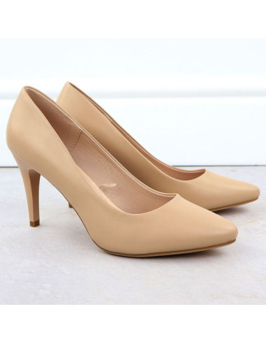 Czółenka szpilki coffe sergio leone 1396