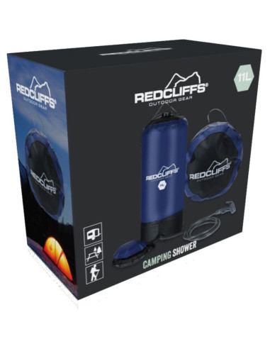 Prysznic solarny kempingowy turystyczny 11l z pompką redcliffs