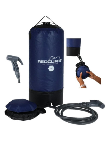 Prysznic solarny kempingowy turystyczny 11l z pompką redcliffs