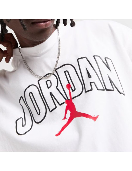 Koszulka męska air jordan brooklyn arch logo t-shirt biała - ib7347-100